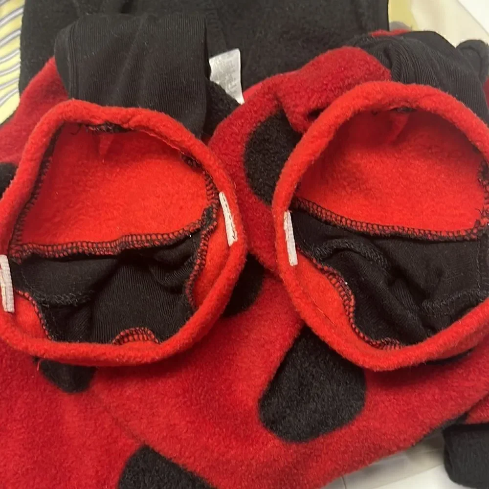 Baby Grand Lady Bug Halloween Fleece Zip-up Costume- 12 months